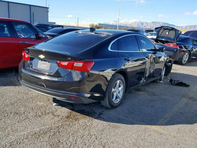 1G1ZB5ST9GF247068 - 2016 CHEVROLET MALIBU LS BLACK photo 4