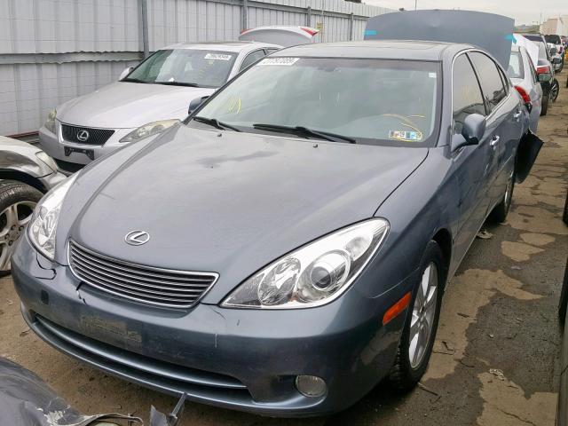 JTHBA30G665176047 - 2006 LEXUS ES 330 GRAY photo 2