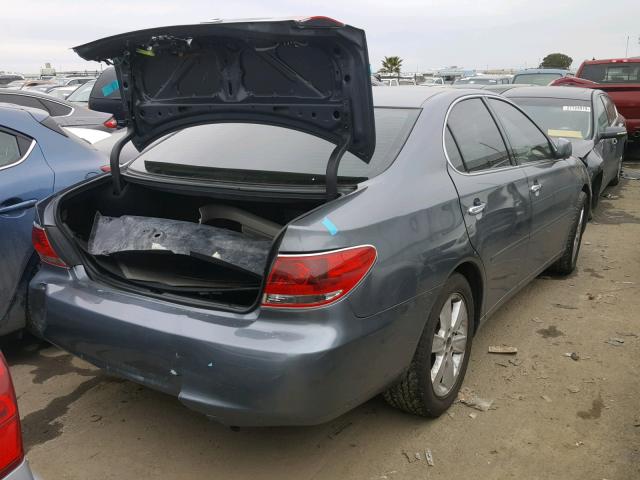 JTHBA30G665176047 - 2006 LEXUS ES 330 GRAY photo 4