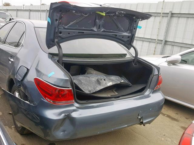 JTHBA30G665176047 - 2006 LEXUS ES 330 GRAY photo 9