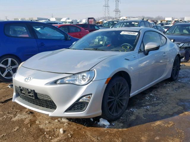 JF1ZNAA12D2733155 - 2013 TOYOTA SCION FR-S GRAY photo 2