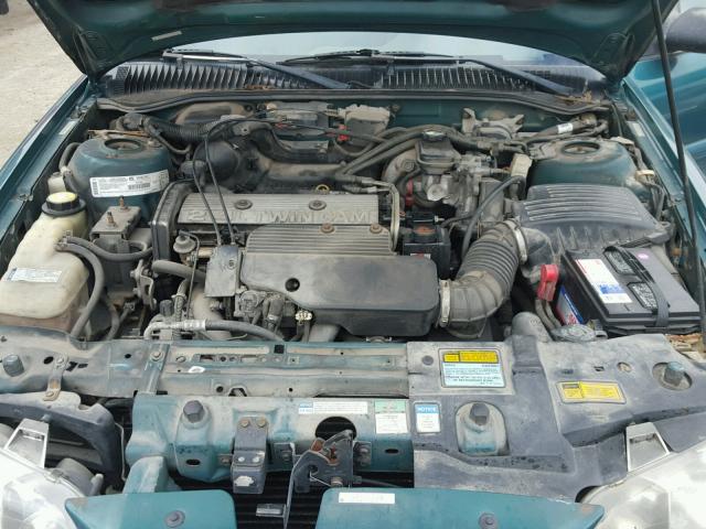 1G2NE52T8WC724204 - 1998 PONTIAC GRAND AM S GREEN photo 7