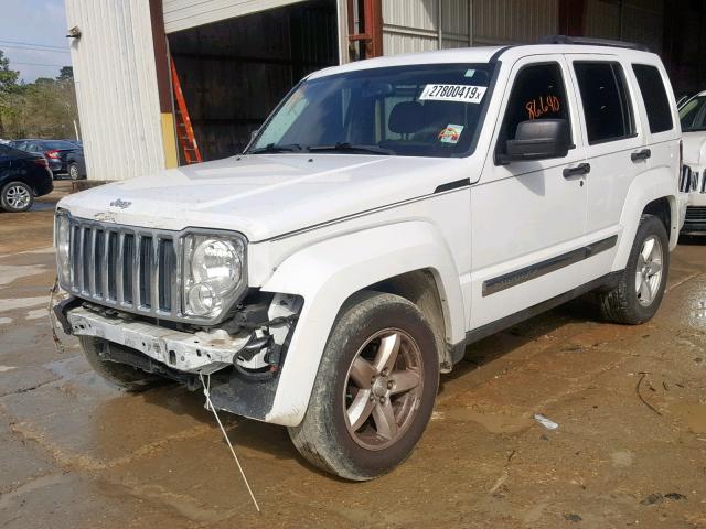 1C4PJLCK2CW121141 - 2012 JEEP LIBERTY LI WHITE photo 2