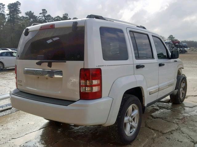 1C4PJLCK2CW121141 - 2012 JEEP LIBERTY LI WHITE photo 4