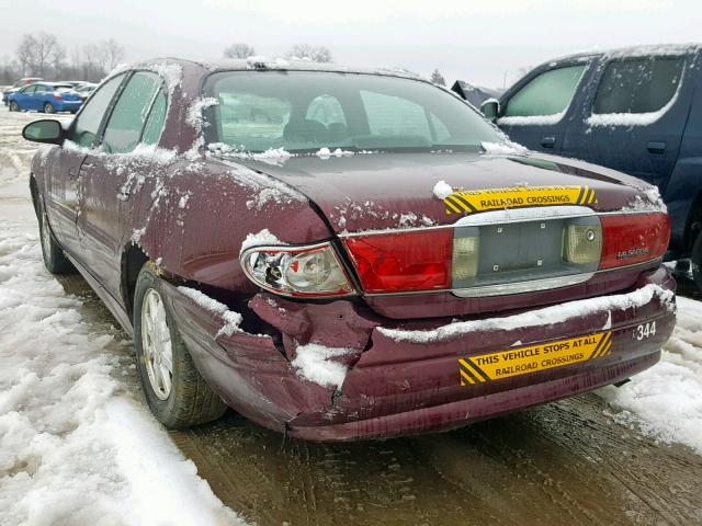 1G4HP52K144168136 - 2004 BUICK LESABRE CU BURGUNDY photo 3