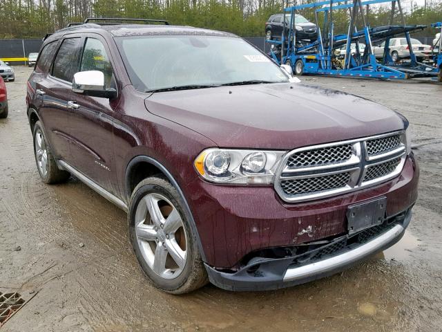 1C4SDJET0CC286411 - 2012 DODGE DURANGO CI PURPLE photo 1