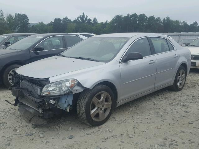 1G1ZB5EB7A4108403 - 2010 CHEVROLET MALIBU LS SILVER photo 2