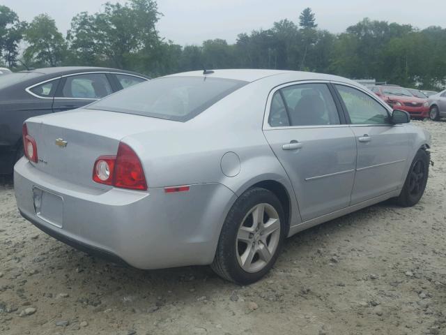 1G1ZB5EB7A4108403 - 2010 CHEVROLET MALIBU LS SILVER photo 4
