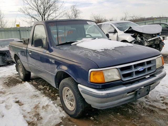 1FTCR10A7PPA68394 - 1993 FORD RANGER BLUE photo 1