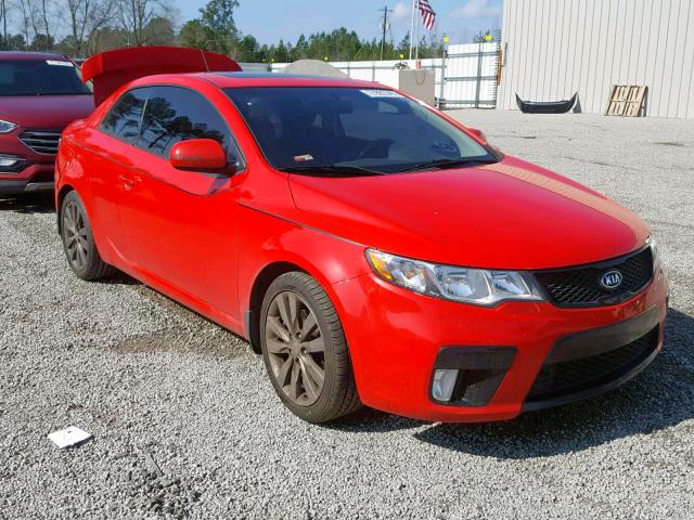 KNAFW6A38D5742348 - 2013 KIA FORTE SX RED photo 1