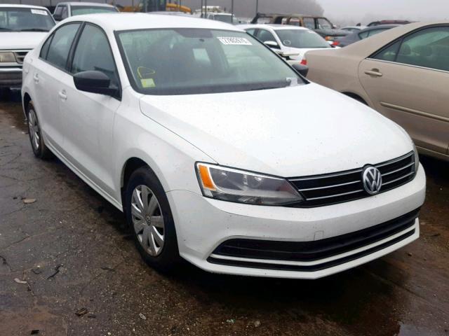 3VW2K7AJ9FM357926 - 2015 VOLKSWAGEN JETTA BASE Սպիտակ լուսանկար 1