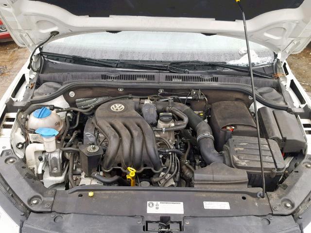 3VW2K7AJ9FM357926 - 2015 VOLKSWAGEN JETTA BASE Սպիտակ լուսանկար 7