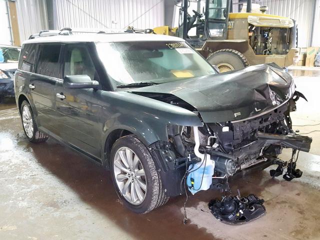 2FMHK6D84FBA20898 - 2015 FORD FLEX LIMIT GRAY photo 1