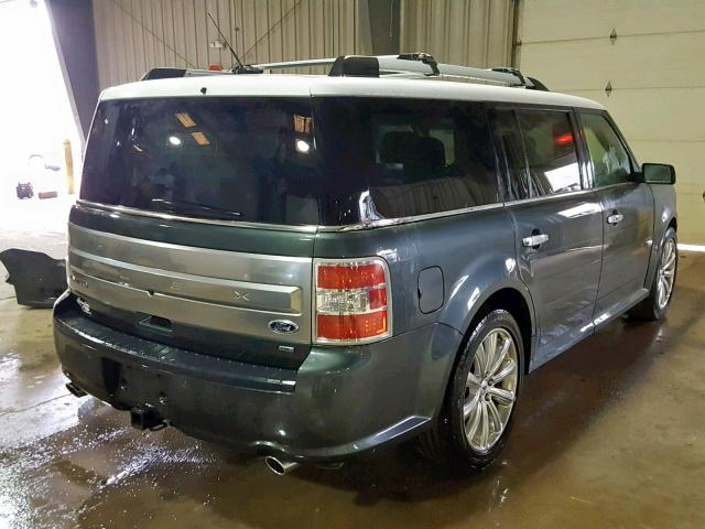 2FMHK6D84FBA20898 - 2015 FORD FLEX LIMIT GRAY photo 4