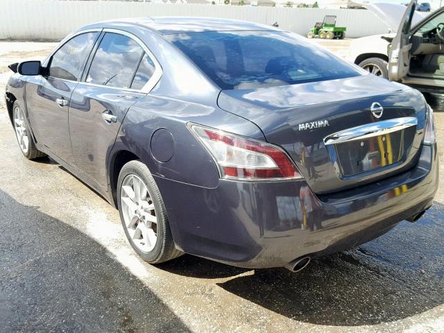 1N4AA5AP4DC838195 - 2013 NISSAN MAXIMA S GRAY photo 3