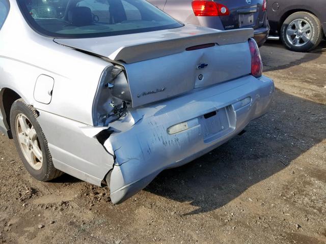 2G1WW12E639215635 - 2003 CHEVROLET MONTE CARL 银色 照片 9