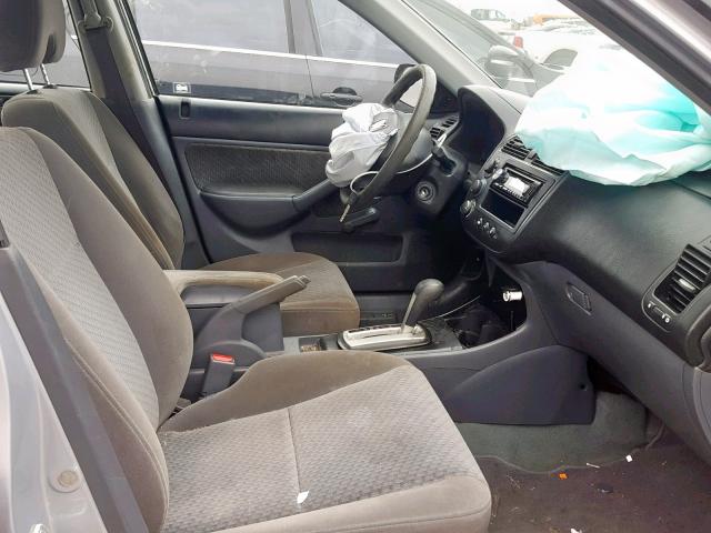 2HGES16374H603229 - 2004 HONDA CIVIC DX V SILVER photo 5