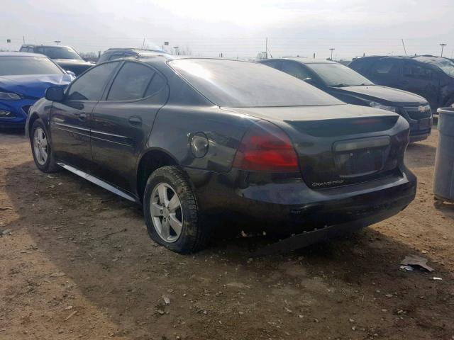 2G2WP552771157704 - 2007 PONTIAC GRAND PRIX BLACK photo 3