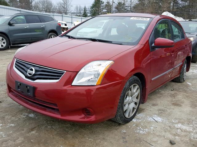 3N1AB6AP5BL723476 - 2011 NISSAN SENTRA 2.0 RED photo 2