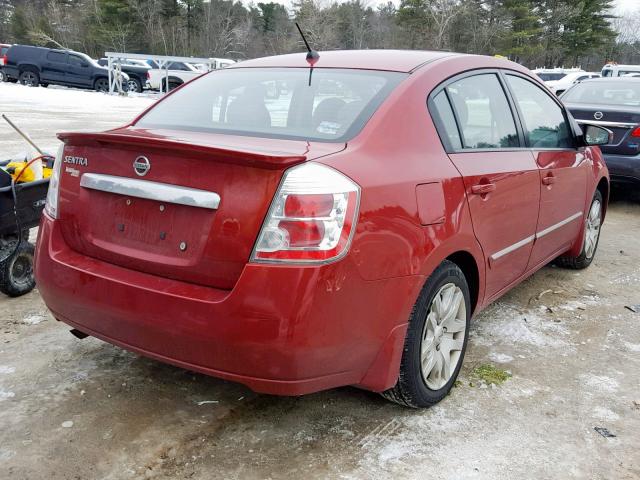 3N1AB6AP5BL723476 - 2011 NISSAN SENTRA 2.0 RED photo 4