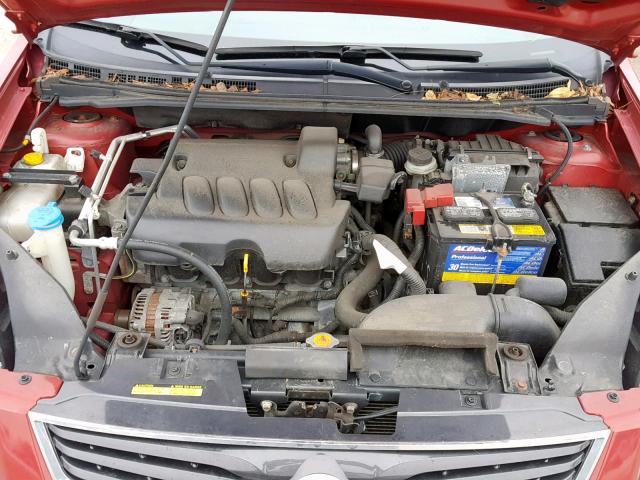 3N1AB6AP5BL723476 - 2011 NISSAN SENTRA 2.0 RED photo 7