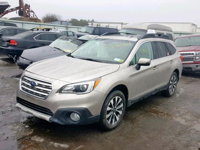 4S4BSENC1G3330088 - 2016 SUBARU OUTBACK 3. TAN photo 2