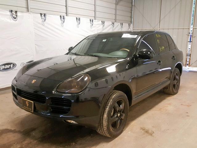 WP1AB29P84LA77082 - 2004 PORSCHE CAYENNE S BLACK photo 2