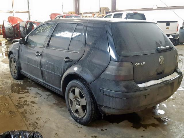 9BWFP21J134080842 - 2003 VOLKSWAGEN GOLF GL TD BLACK photo 3