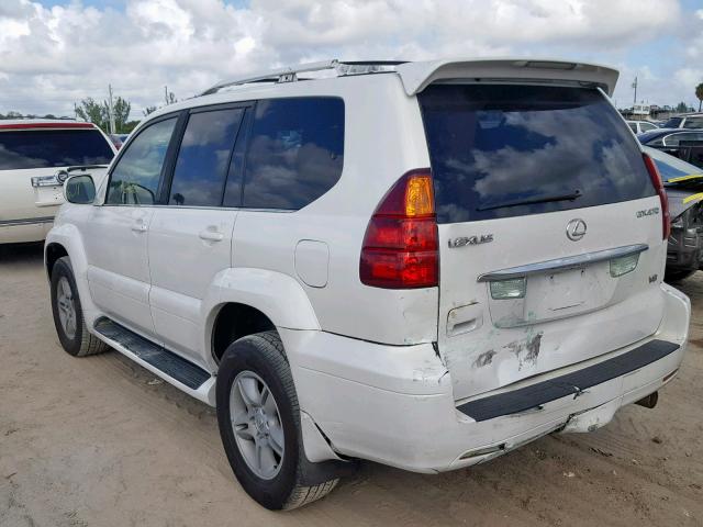 JTJBT20X440057085 - 2004 LEXUS GX 470 WHITE photo 3