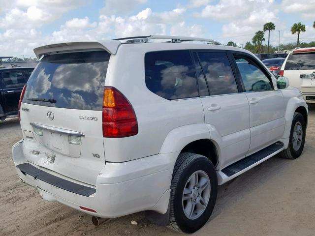 JTJBT20X440057085 - 2004 LEXUS GX 470 WHITE photo 4