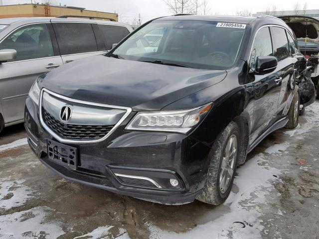 5FRYD4H84GB504800 - 2016 ACURA MDX ELITE BLACK photo 2