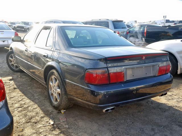 1G6KY54962U108225 - 2002 CADILLAC SEVILLE ST CHARCOAL photo 3