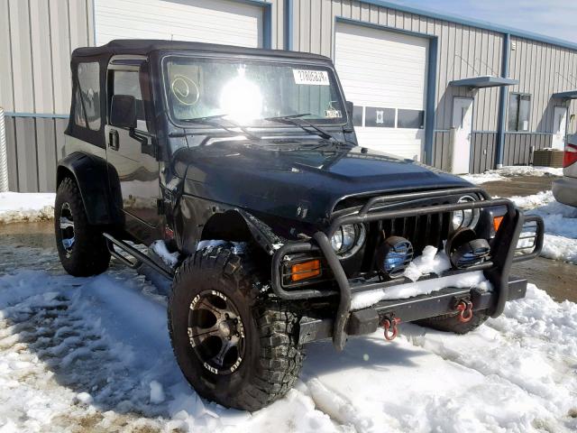 1J4FA49S91P304420 - 2001 JEEP WRANGLER / BLACK photo 1