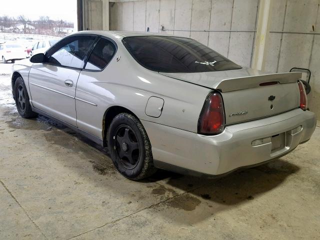 2G1WW12E629113556 - 2002 CHEVROLET MONTE CARL 银色 照片 3