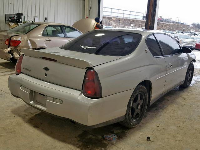 2G1WW12E629113556 - 2002 CHEVROLET MONTE CARL 银色 照片 4