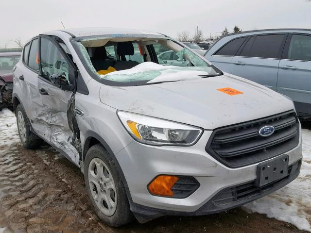 1FMCU0F76HUA04754 - 2017 FORD ESCAPE S SILVER photo 1