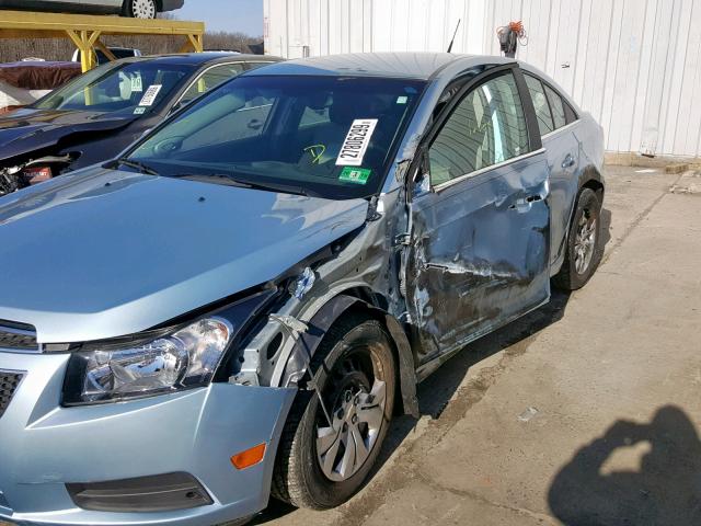 1G1PC5SH1C7268663 - 2012 CHEVROLET CRUZE LS BLUE photo 9