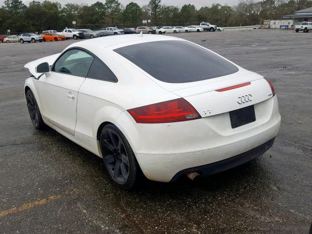 TRUFFAFK9A1009868 - 2010 AUDI TT PREMIUM WHITE photo 3