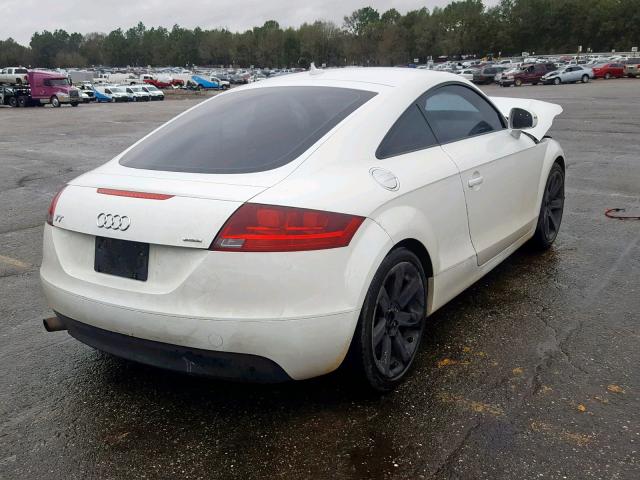 TRUFFAFK9A1009868 - 2010 AUDI TT PREMIUM WHITE photo 4