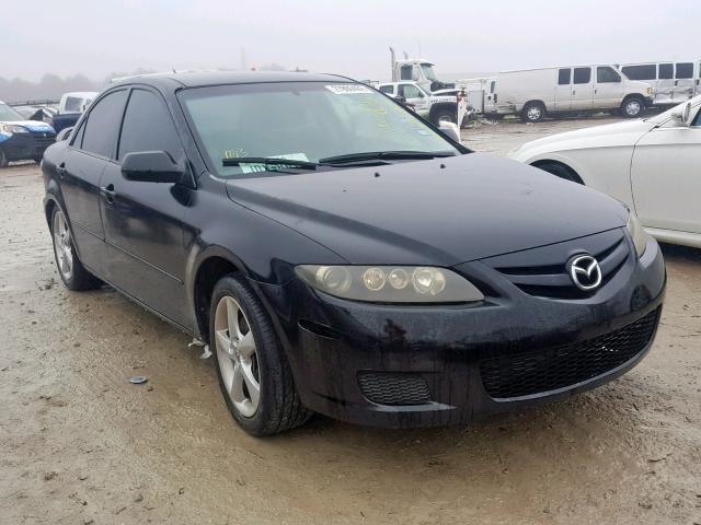 1YVHP80D375M16518 - 2007 MAZDA 6 S BLACK photo 1