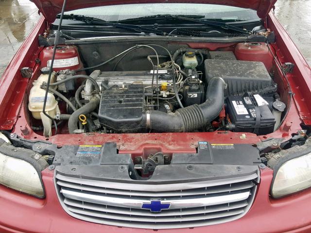 1G1ND52F74M522978 - 2004 CHEVROLET CLASSIC BURGUNDY photo 7