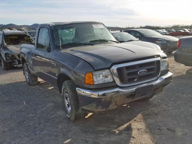 1FTYR10U14PB34773 - 2004 FORD RANGER GRAY photo 1