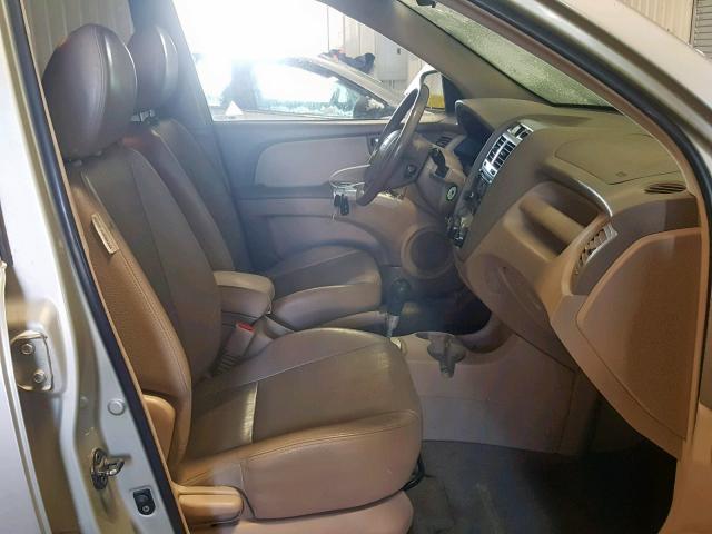 KNDJF723X77371879 - 2007 KIA SPORTAGE E GOLD photo 5