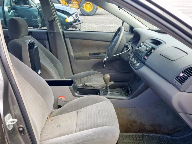 4T1BE32K26U673119 - 2006 TOYOTA CAMRY LE GRAY photo 5