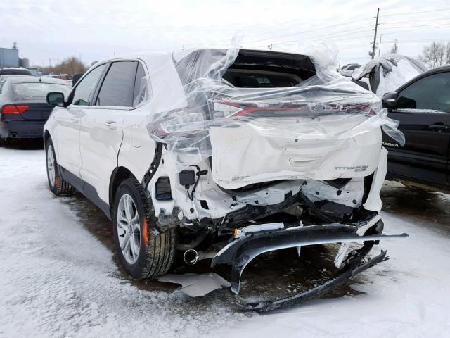 2FMPK4K90HBC64319 - 2017 FORD EDGE TITAN WHITE photo 3