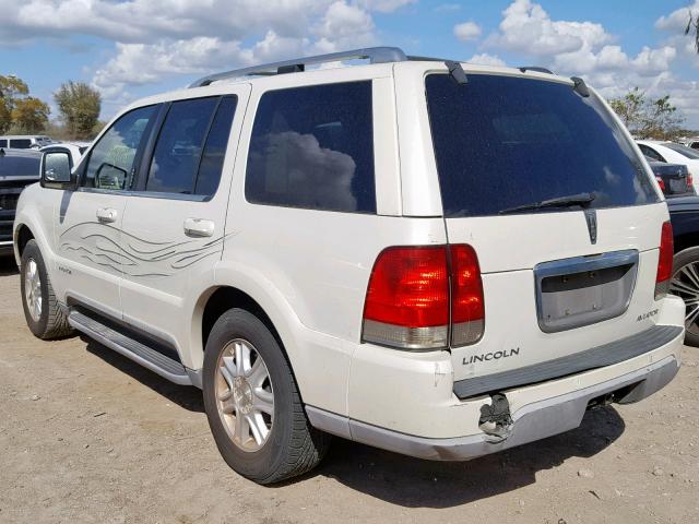 5LMEU68H93ZJ09427 - 2003 LINCOLN AVIATOR 白色 照片 3