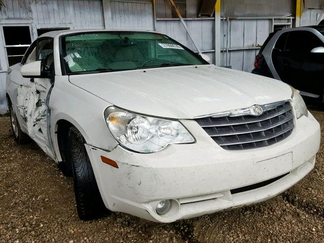 1C3LC55R58N194262 - 2008 CHRYSLER SEBRING TO WHITE photo 1