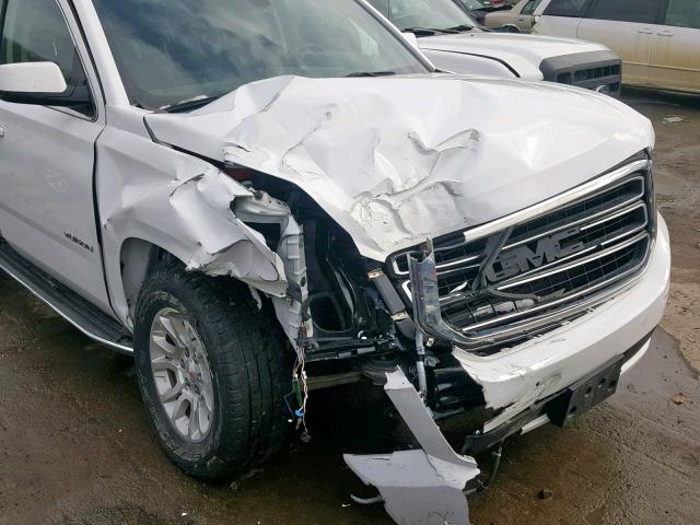 1GKS2AKCXGR163278 - 2016 GMC YUKON SLE WHITE photo 9