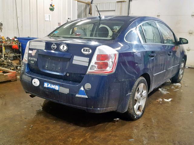 3N1AB61E48L622386 - 2008 NISSAN SENTRA 2.0 BLUE photo 4