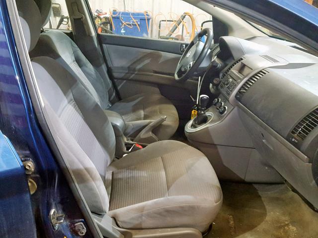 3N1AB61E48L622386 - 2008 NISSAN SENTRA 2.0 BLUE photo 5